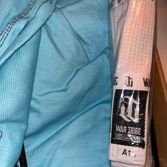 Spectrum Blue Martial Arts Gi by WarTribe W1 with belt - Picture 7 of 11